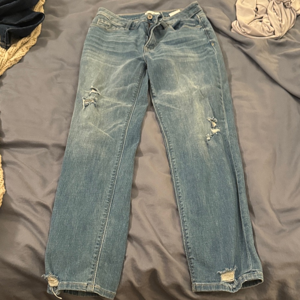 Classic Blue Straight Leg Jeans